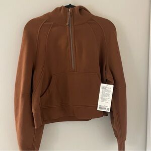 Lululemon Cropped Oversized Scuba Half-Zip